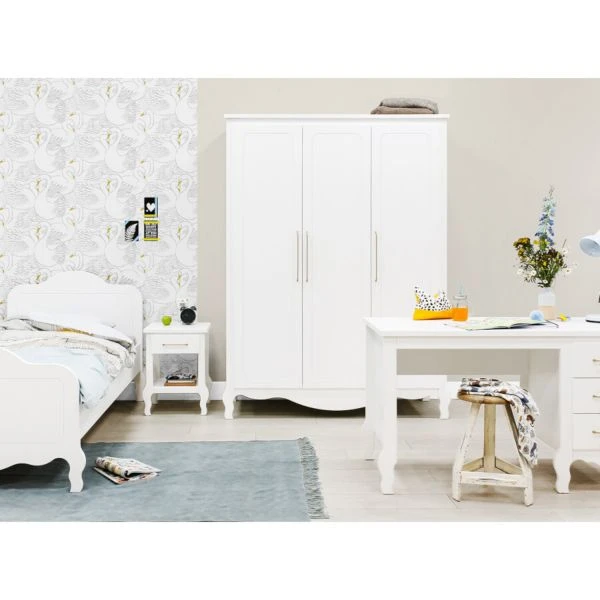 Bopita Elena Kledingkast 3-Deurs Wit 7 Bopita Elena Kledingkast 3-Deurs Wit - Afbeelding 5