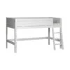 LIFETIME Kidsrooms Halfhoogslaper Schuine Trap Whitewash