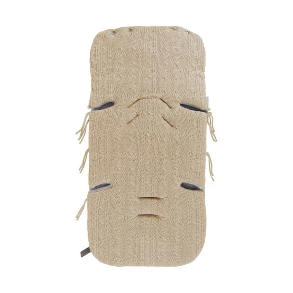 Baby's Only Kabel Voetenzak Beige 4 Baby's Only Kabel Voetenzak Beige - Afbeelding 2