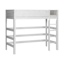 LIFETIME Kidsrooms Hoogslaper Rechte Trap Whitewash