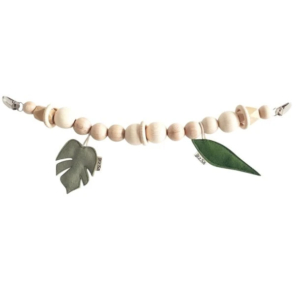 BEZISA Leaves Wagenspanner Pistache / Pine 3 BEZISA Leaves Wagenspanner Pistache / Pine