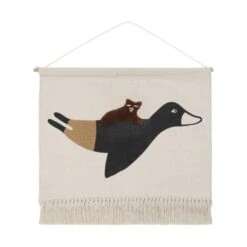 Tapis Petit - Rug Birdy - Wandkleed - 70 X 50 Cm