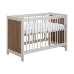 Europe Baby Vittoria III Babykamer Cashmere / Walnoot | Bed 60 X 120 Cm + Commode -Baby Ruth Winkel Vittoria cashmere ledikant 2 f931
