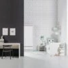 Kidsmill Accent Kinderkamer Wit | Bedbank 90 X 200 Cm + Bureau -Baby Ruth Winkel accent kinderkamer 721a