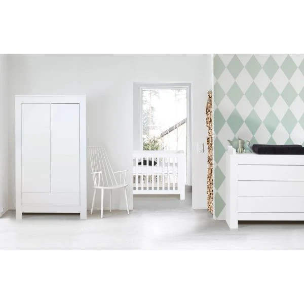 Kidsmill Alaska Babykamer Wit Mat | Bed 70 X 140 Cm + Commode 4 Kidsmill Alaska Babykamer Wit Mat | Bed 70 X 140 Cm + Commode - Afbeelding 2