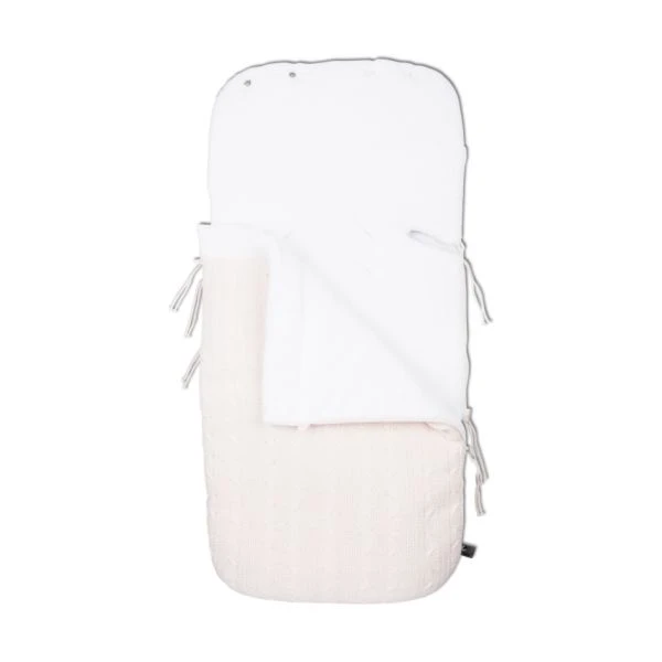 Baby's Only Voetenzak Kabel Classic Roze 3 Baby's Only Voetenzak Kabel Classic Roze