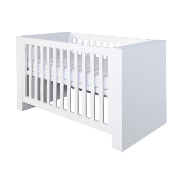 Kidsmill Alaska Babykamer Wit Mat | Bed 70 X 140 Cm + Commode 5 Kidsmill Alaska Babykamer Wit Mat | Bed 70 X 140 Cm + Commode - Afbeelding 3