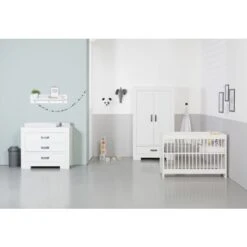 Kidsmill Brent Babykamer Wit | Bed 60 X 120 Cm + Commode 11 Kidsmill Brent Babykamer Wit | Bed 60 X 120 Cm + Commode -Baby Ruth Winkel babykamer brent wit ledikant commode 1 1 feb4
