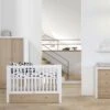 Kidsmill Pure Babykamer Oak | Bed 60 X 120 Cm + Commode