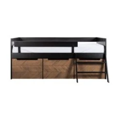 Europe Baby Beau Kinderkamer Walnoot Incl. Houten Onderstel | Bedbank 90 X 200 Cm + Kast 3-Deurs -Baby Ruth Winkel beau walnoot bedbank 2 3 46e6