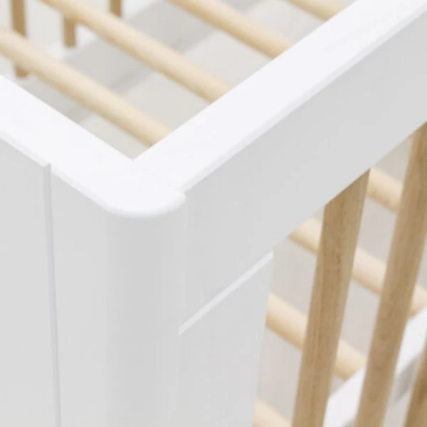 Bopita Mika Ledikant Wit / Eiken 60 X 120 Cm 7 Bopita Mika Ledikant Wit / Eiken 60 X 120 Cm - Afbeelding 5