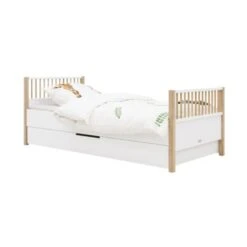 Bopita Mika Bed Wit / Eiken 90 X 200 Cm -Baby Ruth Winkel bed 90x200 mika white oak 6 1 2 04af
