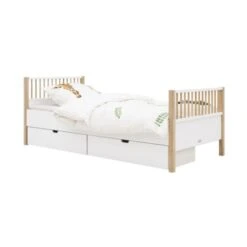 Bopita Mika Bed Wit / Eiken 90 X 200 Cm -Baby Ruth Winkel bed 90x200 mika white oak 8 2 52b9