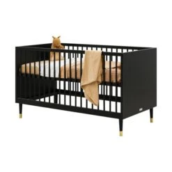 Bopita Cloë Bedbank Mat Zwart 70 X 140 Cm -Baby Ruth Winkel bedbank 70x140 clo mat zwart 1 c282