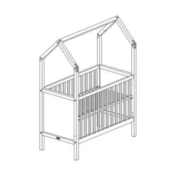 Bopita Babybed My First House Naturel 60 X 120 Cm -Baby Ruth Winkel bopita babybed my first house naturel 60 x 120 cm tekening d070