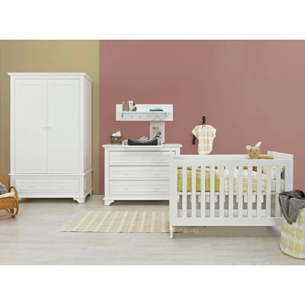 Bopita Charlotte Babykamer Wit | Bed 60 X 120 Cm + Commode 4 Bopita Charlotte Babykamer Wit | Bed 60 X 120 Cm + Commode - Afbeelding 2