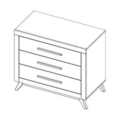 Bopita Fenna Commode Wit / Naturel -Baby Ruth Winkel bopita fenna commode wit naturel tekening 8b81