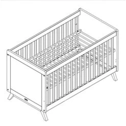 Bopita Retro Babybed Wit 70 X 140 Cm -Baby Ruth Winkel bopita retro babybed wit 70 x 140 cm tekening 9650