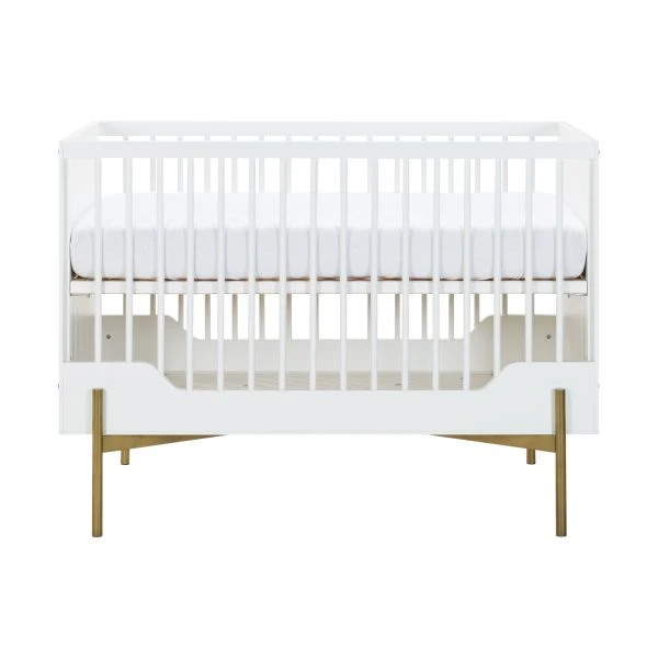 Kidsmill Boutique Babybed Wit / Bras 60 X 120 Cm 3 Kidsmill Boutique Babybed Wit / Bras 60 X 120 Cm