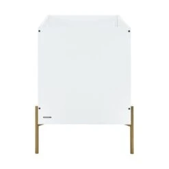 Kidsmill Boutique Babykamer Wit / Bras | Bed 60 X 120 Cm + Commode -Baby Ruth Winkel boutique ledikant wit bras 3 1 ad1a