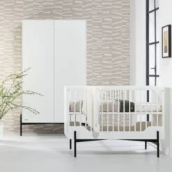 Kidsmill Boutique Babybed Wit / Zwart 60 X 120 Cm -Baby Ruth Winkel boutique wit zwart sfeer 2 1702