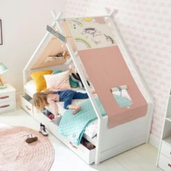 Cool Kids Unicorn Tipibed Wit 90 X 200 Cm -Baby Ruth Winkel cool kids unicorn tipibed wit 90 x 200 cm sfeer 8a47