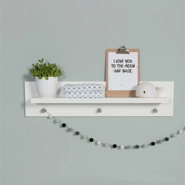 Kidsmill Brent Babykamer Wit | Bed 60 X 120 Cm + Commode 6 Kidsmill Brent Babykamer Wit | Bed 60 X 120 Cm + Commode - Afbeelding 4