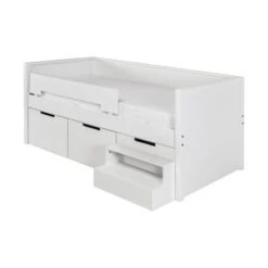 Europe Baby Ralph Bedbank Trapje Wit Mat -Baby Ruth Winkel europe baby ralph trapje voor bedbank wit mat 1 1 1b2a