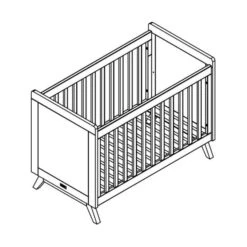Bopita Fenna Babybed Wit / Naturel 60 X 120 Cm -Baby Ruth Winkel fenna babybed tekening 6f94