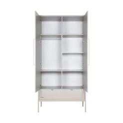 Kidsmill Amy Kledingkast 2-Deurs Oatmeal -Baby Ruth Winkel kast amy 2 0378