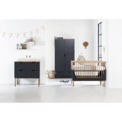 Kidsmill Sepp Commode Antraciet / Beuken -Baby Ruth Winkel kidsmill sepp commode antraciet 5 90e5