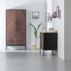 Kidsmill Vince Babykamer Black / Walnut | Bed 60 X 120 Cm + Commode Breed -Baby Ruth Winkel kidsmill vince commode smal black walnut 1 1 2 f259