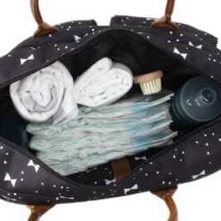 Kidzroom Bows Luiertas Black And White -Baby Ruth Winkel kidzroom bows luiertas black and white 2 3835