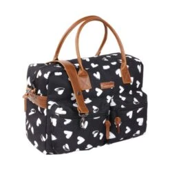 Kidzroom Heart Luiertas Black And White -Baby Ruth Winkel kidzroom heart luiertas black and white 0f15