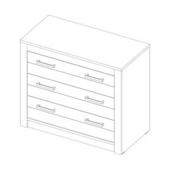 Kidsmill Sem Nautic Grijs Commode -Baby Ruth Winkel knipsel fjord chest d23e