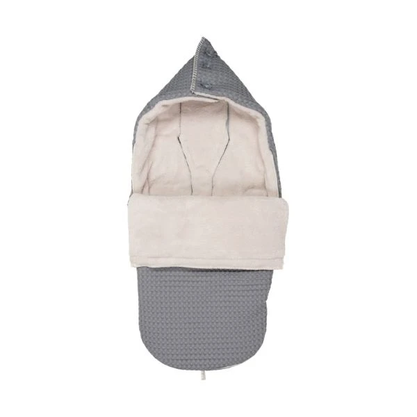 Koeka Oslo Wafel / Teddy Buggy Voetenzak Grey / Pebble 3 Koeka Oslo Wafel / Teddy Buggy Voetenzak Grey / Pebble