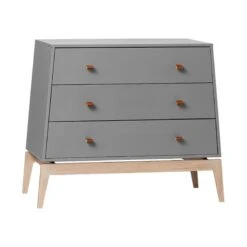 Leander Luna Commode Grey / Oak