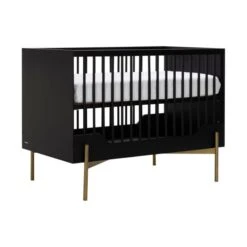 Kidsmill Boutique Babybed Zwart / Bras 60 X 120 Cm -Baby Ruth Winkel ledikant boutique 2 3 a711