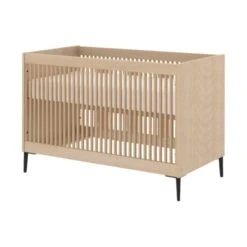 Kidsmill Levi Ledikant Naturel Eiken 60 X 120 Cm -Baby Ruth Winkel levi ledikant 60x120 eiken rechte poot 1 95fa