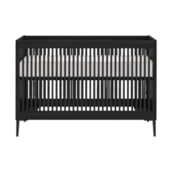 Kidsmill Levi Ledikant Zwart Eiken 60 X 120 Cm