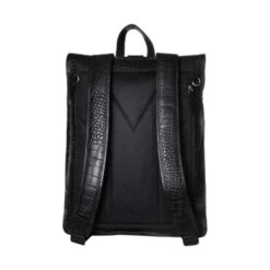 Mozz Bags Wild Ones Gobi Rugzak Croco Black -Baby Ruth Winkel mozz bags wild ones gobi rugzak croco black 3 3884