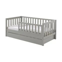 Vipack Toddler Ledikant Verticaal Grijs 70 X 140 Cm -Baby Ruth Winkel pbbe7015 vipack toddler peuterbed 70 grijs lade e478