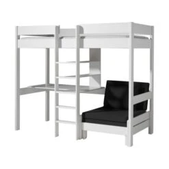 Vipack Pino Hoogslaper + Bureau + Zetelbed Wit