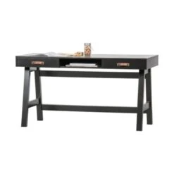 Woood Dian Bureau Grenen Diep Zwart -Baby Ruth Winkel product large 8714713115532 2 2893