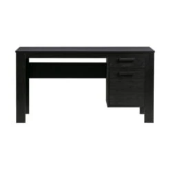 Woood Dennis Bureau Grenen Zwart