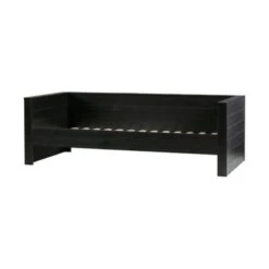 Woood Dennis Bedbank Grenen Zwart 90 X 200 Cm -Baby Ruth Winkel product large 8714713119516 2 e652