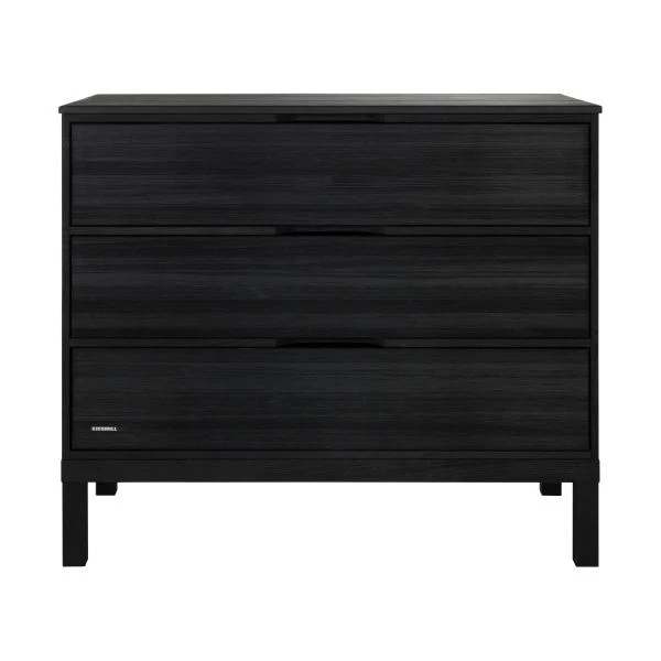 Kidsmill Pure Wood Commode Zwart Geborsteld 3 Kidsmill Pure Wood Commode Zwart Geborsteld
