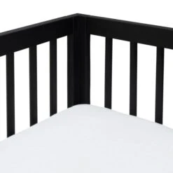 Kidsmill Pure Wood Ledikant Zwart Geborsteld 60 X 120 Cm -Baby Ruth Winkel pure wood zwart ledikant detail1 0cf1