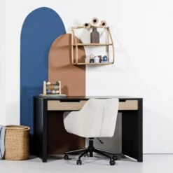 Europe Baby Ralph Kinderkamer Zwart / Accent Hout Look | Bed 90 X 200 Cm + Bureau -Baby Ruth Winkel ralph zwart hout tiener sfeer 3 2 3e58