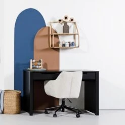 Europe Baby Ralph Kinderkamer Zwart / Accent Hout Look | Bed 90 X 200 Cm + Bureau -Baby Ruth Winkel ralph zwart tiener sfeer 3 6 3b67